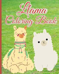 Cover image for Llama Coloring Book