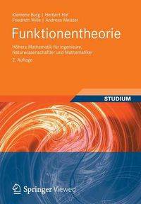 Cover image for Funktionentheorie: Hoehere Mathematik fur Ingenieure, Naturwissenschaftler und Mathematiker