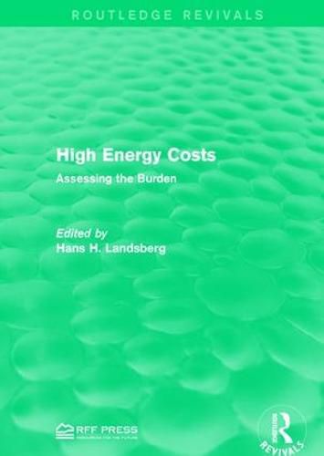 Cover image for High Energy Costs: Assessing the Burden