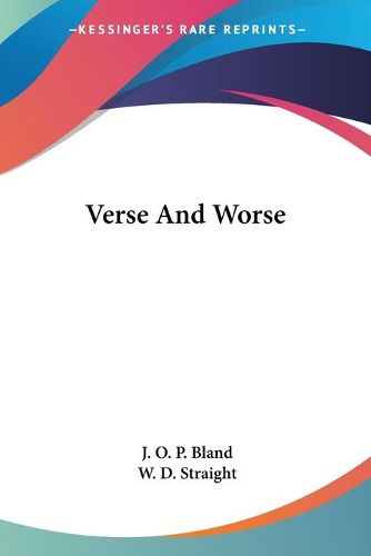 Verse and Worse