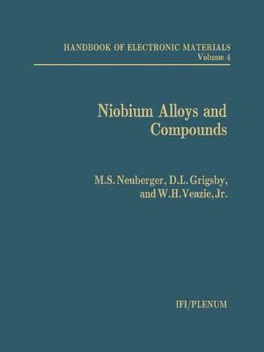 Cover image for Niobium Alloys and Compounds