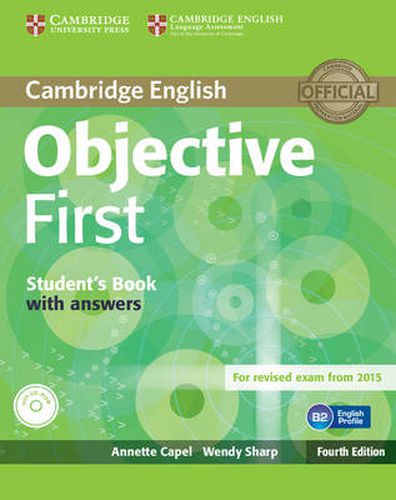 Cover image for Objective First Student's Book with Answers with CD-ROM