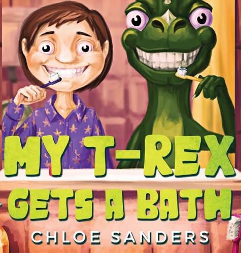 Cover image for My T- Rex Gets a Bath