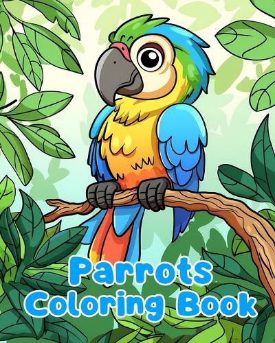 Cover image for Parrots Coloring Book