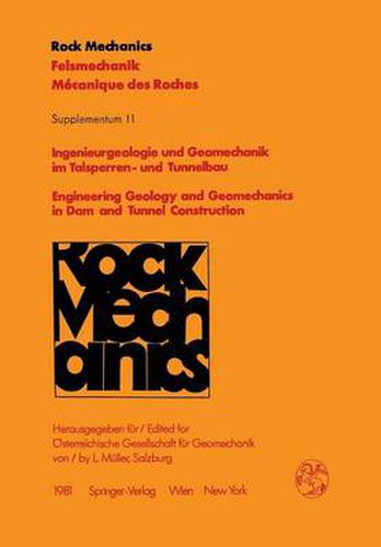 Cover image for Ingenieurgeologie Und Geomechanik im Talsperren-Und Tunnelbau: 29 Geomechanik Kolloquims : Papers and Summaries