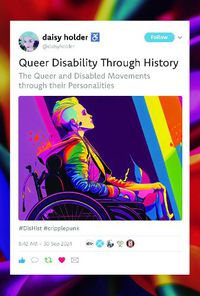 Cover image for Queer Disability through History