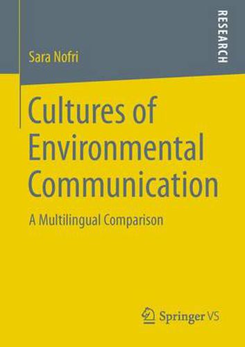 Cover image for Cultures of Environmental Communication: A Multilingual Comparison