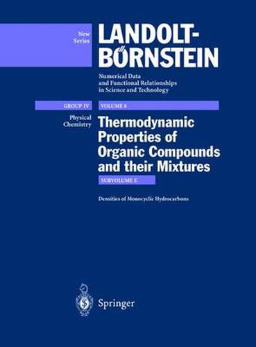 Cover image for Densities of Aromatic Hydrocarbons