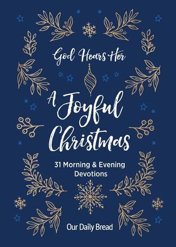Cover image for God Hears Her, a Joyful Christmas: 31 Morning and Evening Devotions