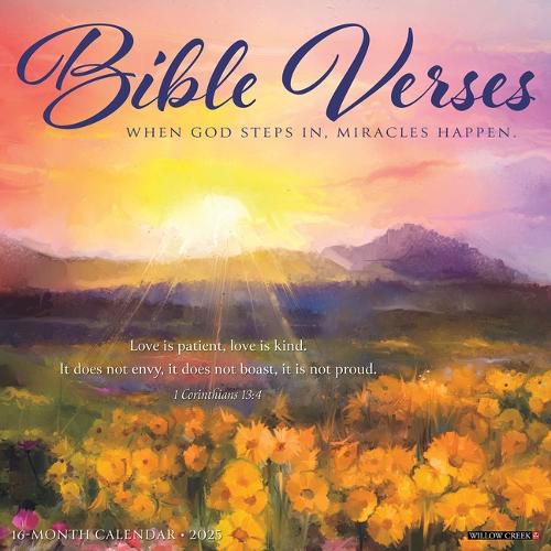 Cover image for Bible Verses 2026 12 X 12 Wall Calendar