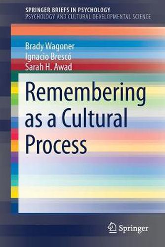 Cover image for Remembering as a Cultural Process