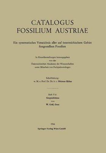 Cover image for Graptolithina