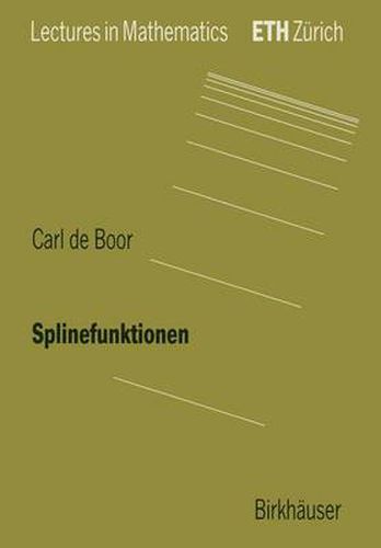 Cover image for Splinefunktionen