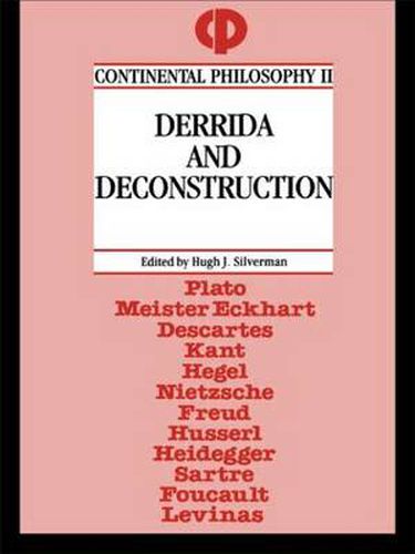 Cover image for Derrida and Deconstruction