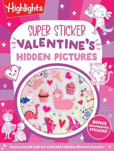 Cover image for Super Sticker Valentine's Hidden Pictures