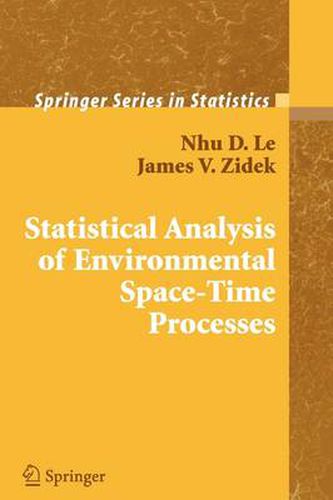 Cover image for Statistical Analysis of Environmental Space-Time Processes