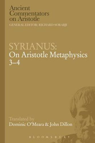 Cover image for Syrianus: On Aristotle Metaphysics 3-4