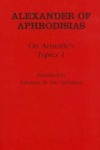 Cover image for On Aristotle's  Topics 1