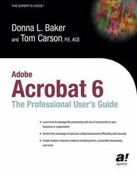 Cover image for Adobe Acrobat 6: The Professional User's Guide