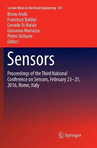 Cover image for Sensors: Proceedings of the Third National Conference on Sensors, February 23-25, 2016, Rome, Italy