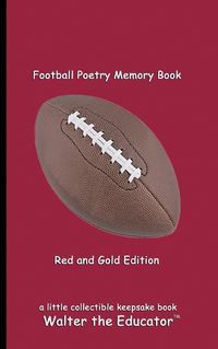 Cover image for Football Poetry Memory Book - Dark Red and Black Edition