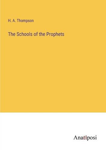 Cover image for The Schools of the Prophets