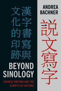 Cover image for Beyond Sinology: Chinese Writing and the Scripts of Culture