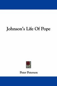 Cover image for Johnson's Life of Pope