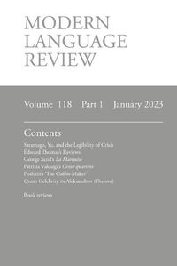 Cover image for Modern Language Review (118