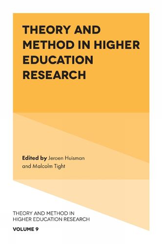 Cover image for Theory and Method in Higher Education Research