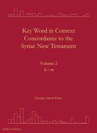 Cover image for Key Word in Context Concordance to the Syriac New Testament