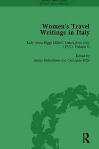 Cover image for Women's Travel Writings in Italy, Part I Vol 2