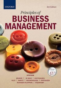 Cover image for Principles of Business Management