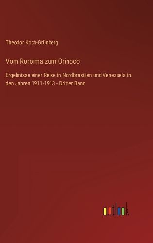 Cover image for Vom Roroima zum Orinoco