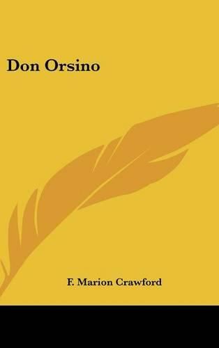 Cover image for Don Orsino