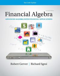 Cover image for K12 Student Workbook for Financial Algebra: Advanced Algebra with Financial Applications Tax Code Update, 2nd Student Edition