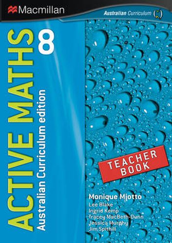 Cover image for Active Maths 8 - Teacher Book