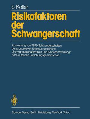 Cover image for Risikofaktoren der Schwangerschaft