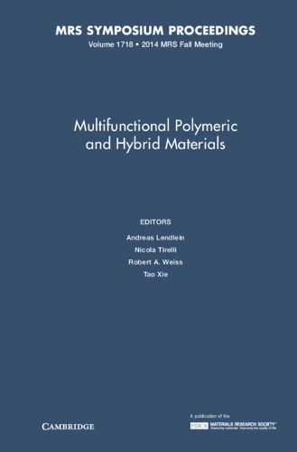 Cover image for Multifunctional Polymeric and Hybrid Materials: Volume 1718