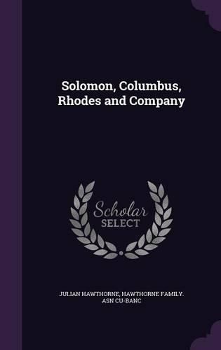 Cover image for Solomon, Columbus, Rhodes and Company