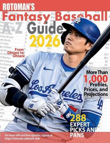 Cover image for Rotoman's Fantasy Baseball Guide A-Z 2026
