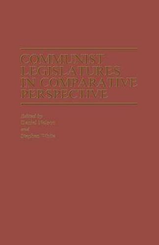 Communist Legislatures in Comparative Perspective