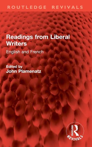 Cover image for Readings from Liberal Writers