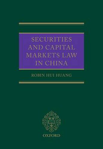 Cover image for Securities and Capital Markets Law in China