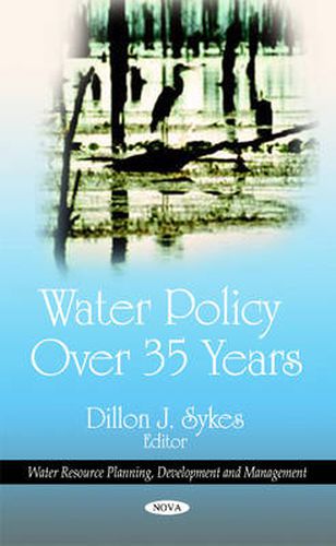 Cover image for Water Policy Over 35 Years