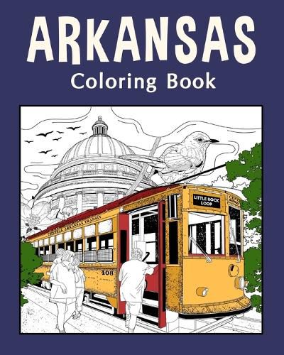 Cover image for Arkansas Coloring Book