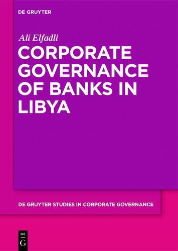 Cover image for Corporate Governance of Banks in Libya