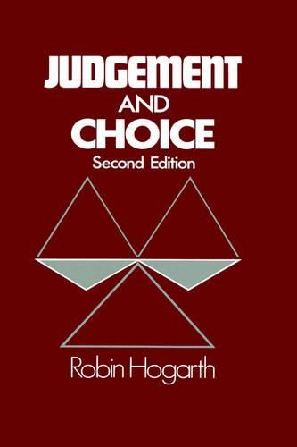 Cover image for Judgment and Choice: The Psychology of Decision