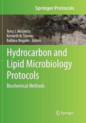 Cover image for Hydrocarbon and Lipid Microbiology Protocols: Biochemical Methods