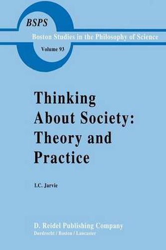 Cover image for Thinking about Society: Theory and Practice